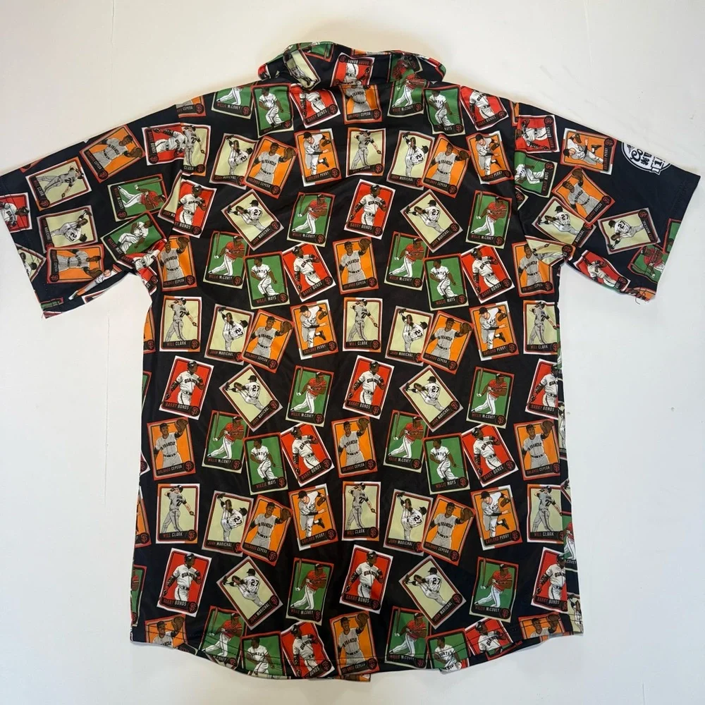 San Francisco Giants 2023 Hawaiian Legends Shirt Mays Bonds McCovey Baseball - Picture 6 of 8